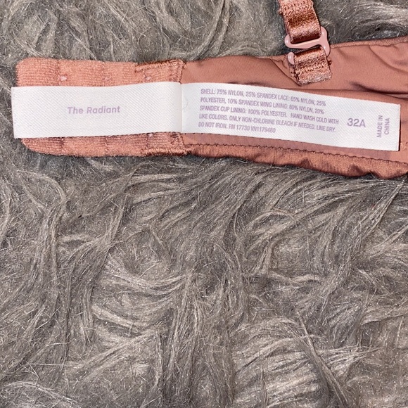 Plunge Push-Up Bra - Mauve 32A - Picture 9 of 9